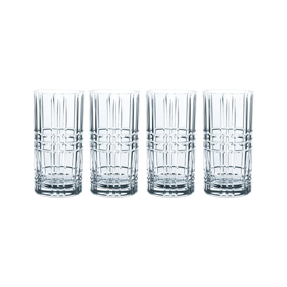 Square longdrinkglass 4-stk. v:8460419