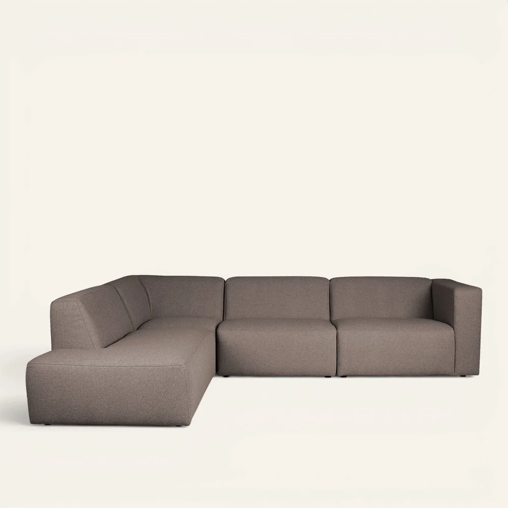 Modulsofa 4 deler åpen ende venstre brun – 293x227x73 cm v:771582 Modulsofa 4 deler åpen ende venstre brun – 293x227x73 cm v:771582