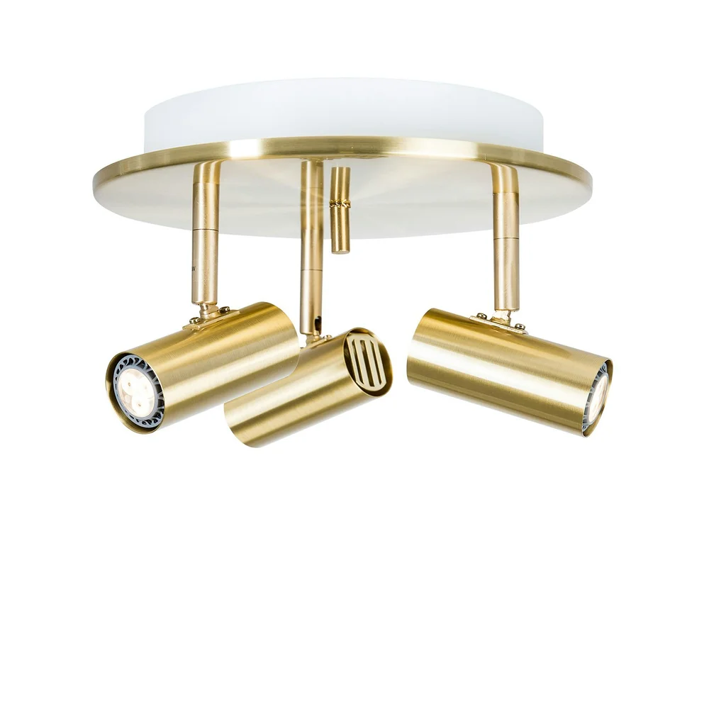 Cato Triospot Taklampe LED, Messing v:7517809