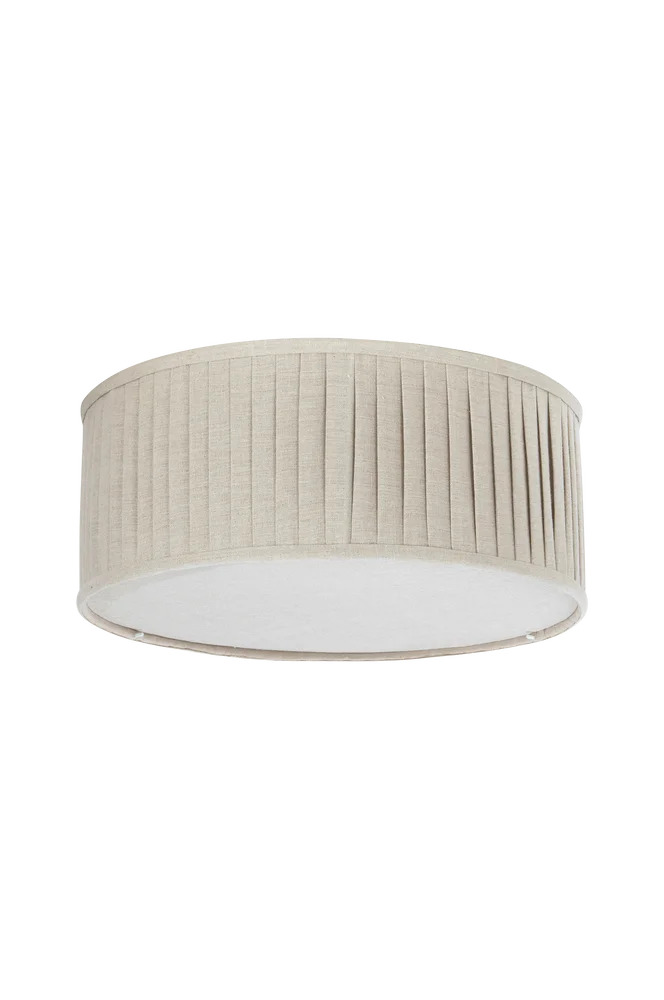 Plafond Plissé 45 cm – Natur – Belysning | m v:4502060 Plafond Plissé 45 cm – Natur – Belysning | m v:4502060
