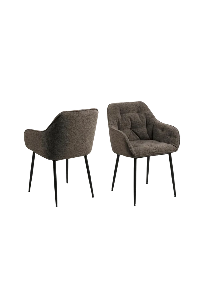 Brooke spisestuestol med armlener 2-pakning v:9412953