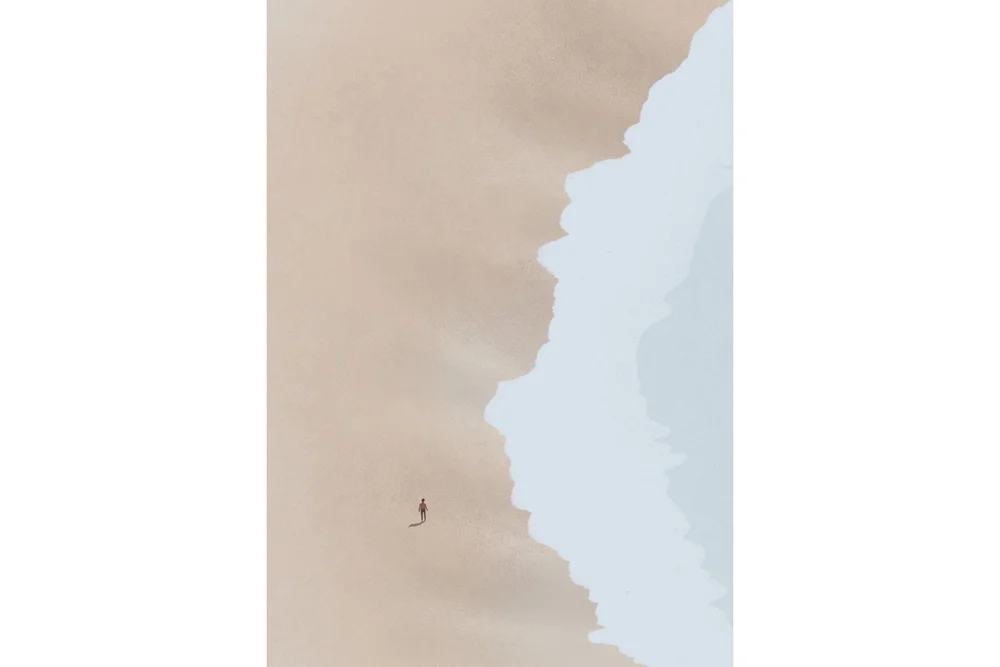Poster Beach 70x100 cm v:5633185