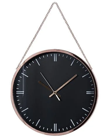 Veggklokke BEZAS 30 cm Svart v:3330118 Veggklokke BEZAS 30 cm Svart v:3330118