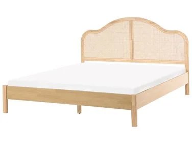 Seng HOUNOUX 180 x 200 cm Lysebrun v:1714821
