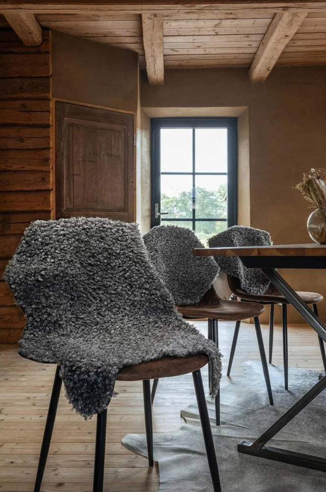 Teppeimitasjon « Lykke », 60 x 90 cm - Grå - Tepper | m v:2046485