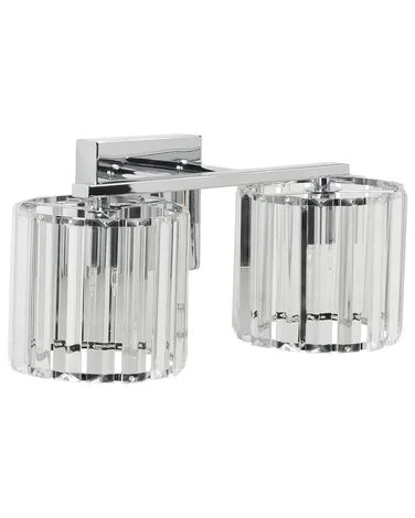 Vegglampe LOURIDO Metall Sølv v:4872753