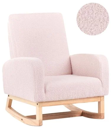 Gyngestol for barn NORBY Bouclé Pastellrosa v:2458865 Gyngestol for barn NORBY Bouclé Pastellrosa v:2458865