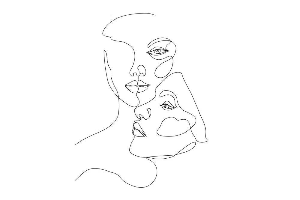 Poster Faces 30x40 cm v:9155021