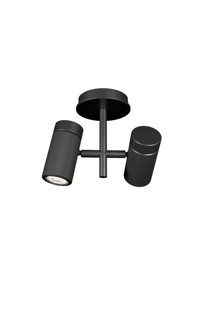 Spotlys Holder 2 lamper – Svart – Belysning | m v:6006142 Spotlys Holder 2 lamper – Svart – Belysning | m v:6006142