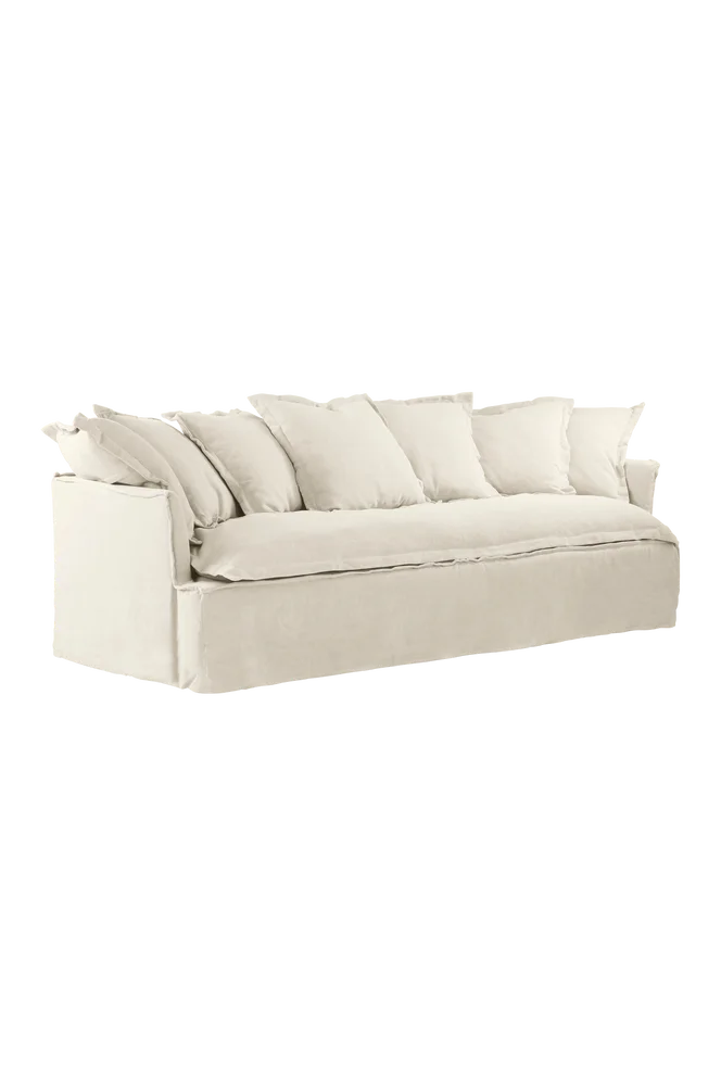 GARDANNE sofa 3-seters - Hvit m v:9600264