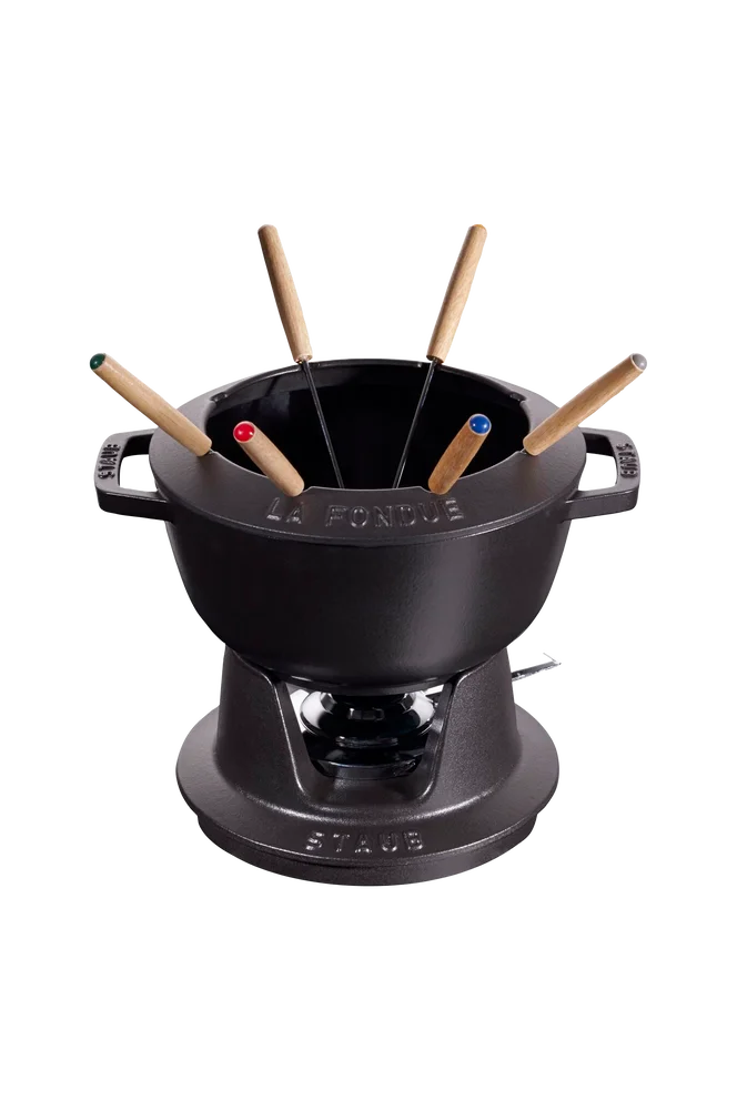 Fonduesett 20 cm, 2,35 l – Svart – Kjøkken & husholdning | m v:3901477